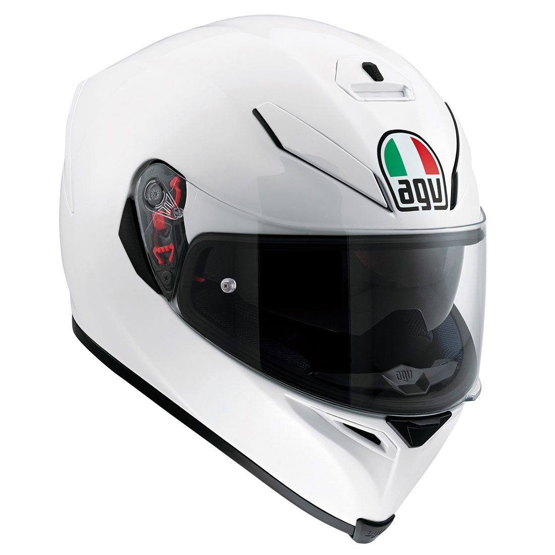AGV CASCO K5 S MULTI MPLK THUNDER MATT BLACK//WHITE//RED XS