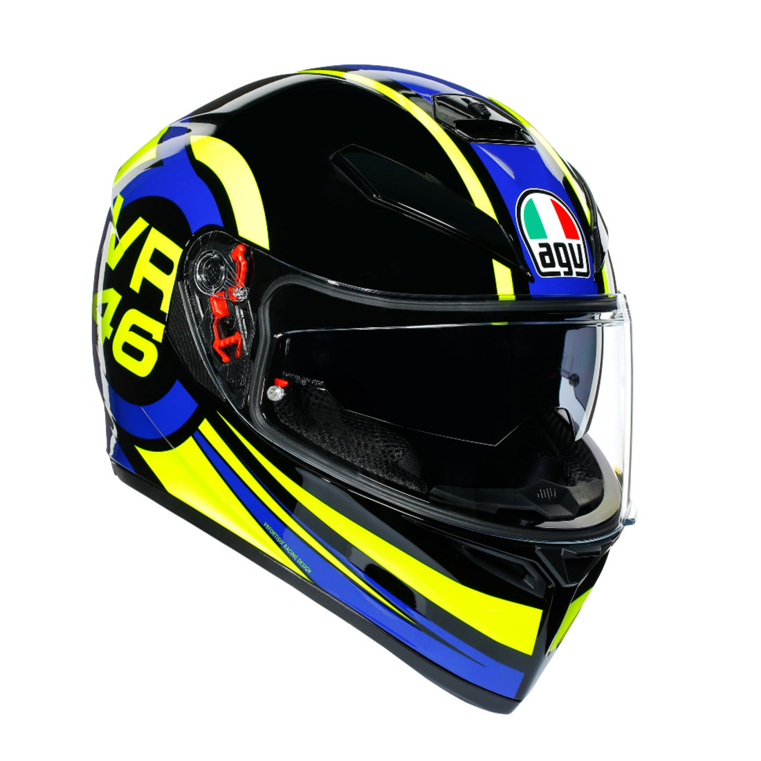 AGV K-3 SV MPLK 007-BUBBLE BLUE/WH/YELLOW FLUO - ダイネーゼ 