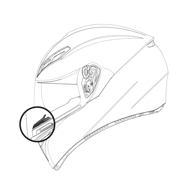 Agv sales breath deflector